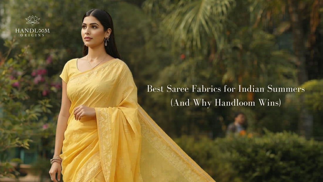 Best Saree Fabrics for Indian Summers (And Why Handloom Wins)