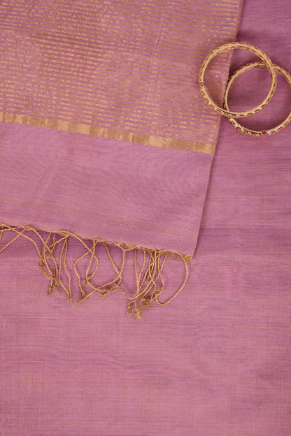 Purple Maheshwari Tissue saree